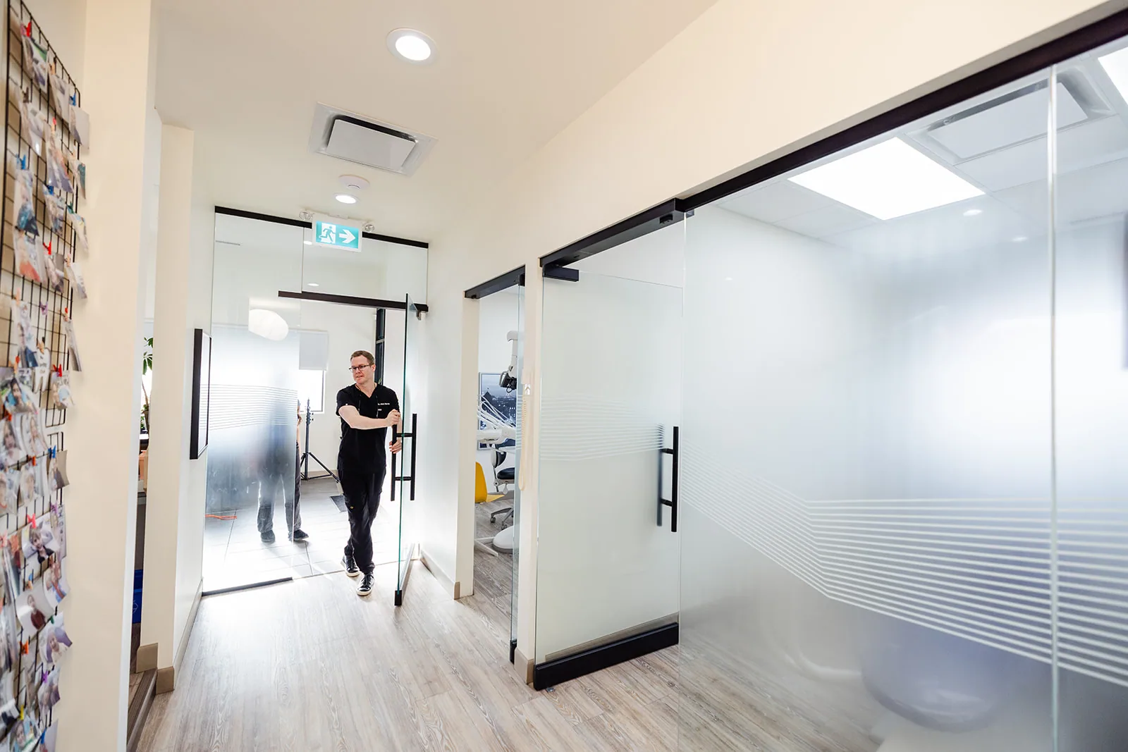 Inside Heritage Dental Centre, looking through to the surgeries